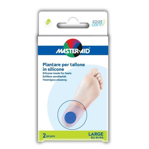 Master Aid Silicone Insole for Heels Large 41/44 Υποπτέρνιο Σιλικόνης 2 Τεμάχια